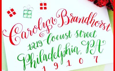 Calligraphy Christmas Cards for Sale