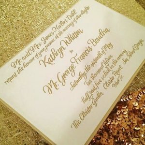 Vermont Wedding Calligrapher