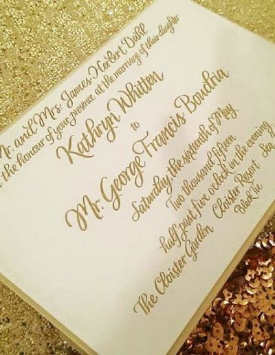 Wedding Calligrapher