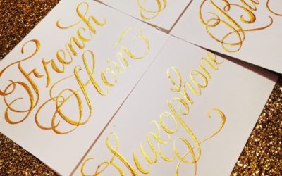 Custom Calligraphy Table Signs