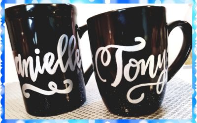 Personalized Calligraphy Coffee Mugs