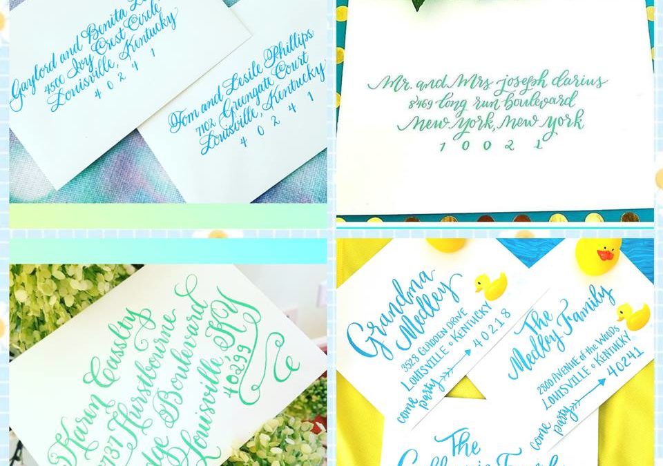 Spring Wedding Calligraphy