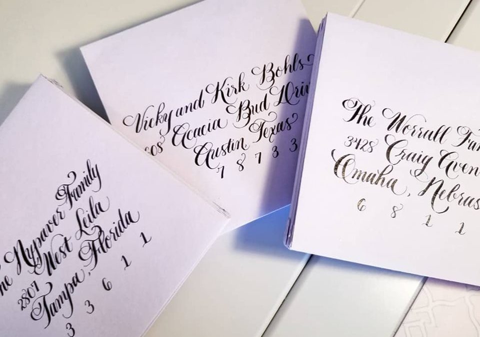 Calligraphy for an 80th Birthday Bash