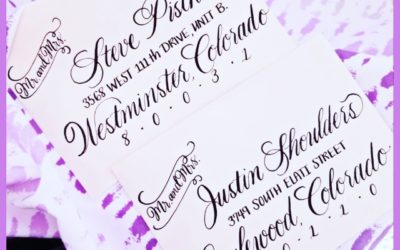 Mix and Match Envelope Calligraphy