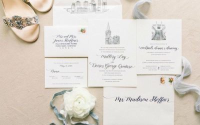 Custom Calligraphy Wedding/Party Invitation